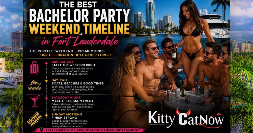 The Best Bachelor Party Weekend Timeline in Fort Lauderdale 2 Bachelor Party Weekend Strippers